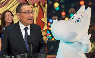 認不認識嚕嚕米？侯友宜答「河馬嗎」  網驚：原來不是