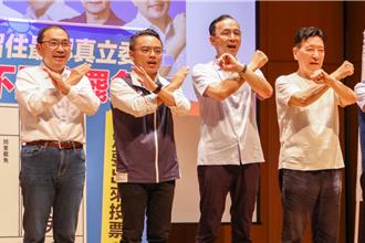 守住新北6蓝委  朱、侯21日同框替张智伦宣讲「固本」