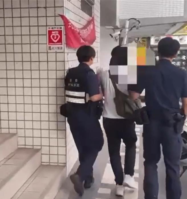 警方逮捕葉男後，移送新北地檢偵辦。（警方提供）