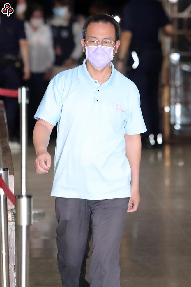 國民黨台北市黨部書記長初文卿移送北檢複訊。（中時資料照片，黃世麒攝)