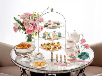 文华东方酒店携手Sisley Paris 「花漾粉莲」下午茶开订