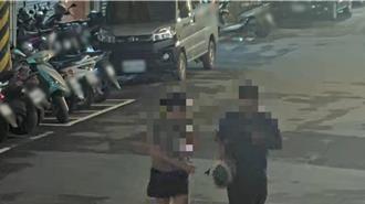 载妹子回家没安全帽  北市男子路边随手拿一顶惨了