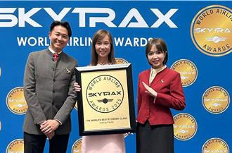 國泰航空獲Skytrax全球最佳航空公司第三名  經濟艙與機上娛樂再奪雙料殊榮