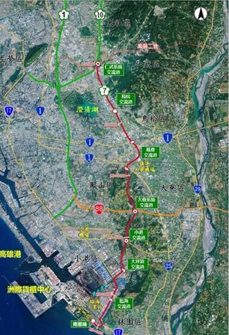 高市都委會審議通過國道七號都計變更案 打造南部產業運輸路廊