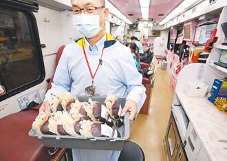 憂戰時短缺 衛福部推國產血袋