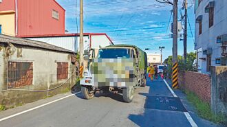軍卡釀1死1傷 中士遭送辦