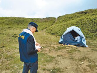 合歡北峰小溪營地裸露 急復育