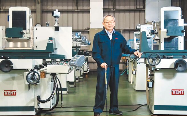 李金旆董事长带领建德工业站稳全球精密磨床龙头地位。图／建德工业提供