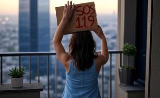 驚魂43小時！她陽台撿「SOS119」血紅求救單 結局超展開