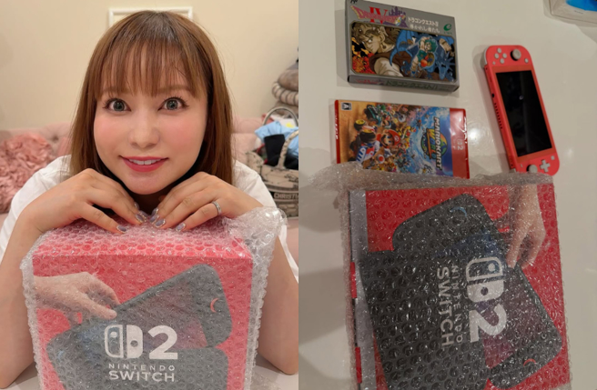 中川翔子疑似透過非法管道取得Switch 2，遭到網友撻伐。（圖／中川翔子IG）