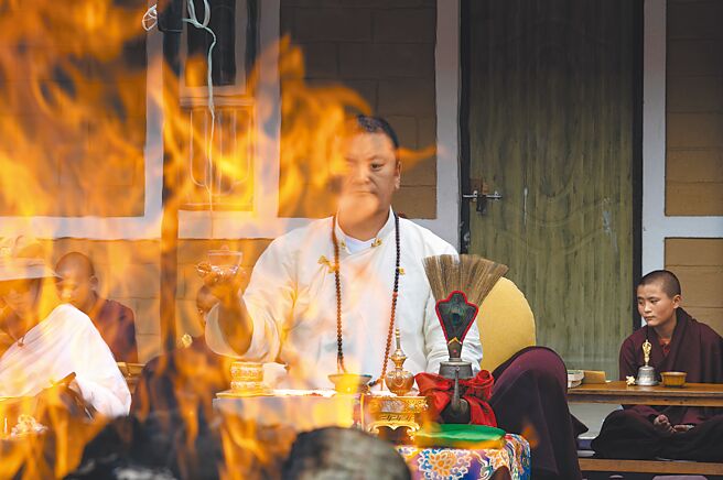 秽迹金刚火供。（摄影／林彦廷）