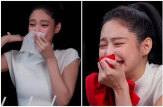 Jennie挑戰吃辣崩潰痛哭！「鼻涕狂流」錄一半暴走：我說不了話