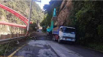 八仙山土石坍方、停電 52遊客一度受困 台電漏夜搶修