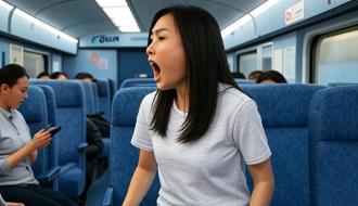 小朋友高鐵吵鬧！湖南女乘客「2句話喝斥」 全場瞬間安靜