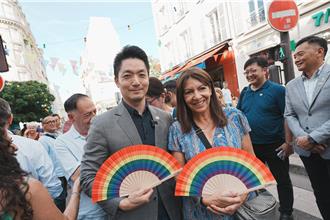 蒋万安访巴黎巧遇「法国音乐节」 与巴黎市府以音乐交流