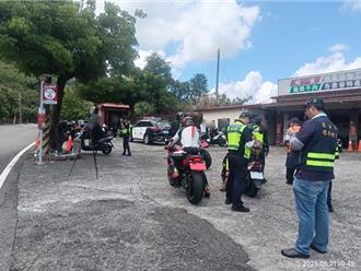 暑假來臨跑山車輛多 台南警加強取締查獲37件違規