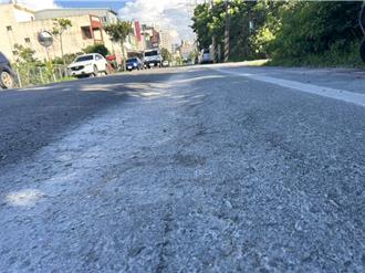 中壢民權路變「越野賽道」？ 民代批路面重鋪仍凹陷