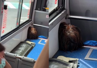 搭公車驚見「這東西」 網友驚呼：嚇死人