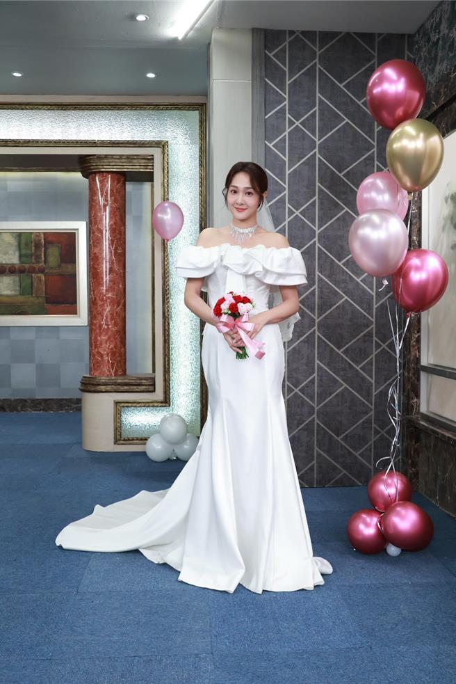 邱子芯终于不是盲女新娘了一。（三立提供）