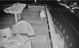 合歡山武嶺上打麻將不夠　還有人搭帳篷露營看星星