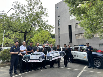 知名食品公司捐警巡逻车　协助强化新庄治安维护