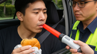 吃完麥香雞開車遇臨檢竟變「酒駕」！ 警方這樣說