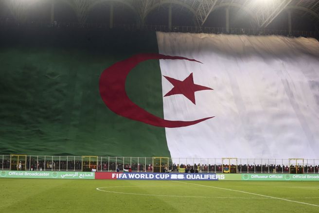 阿尔及利亚男足参加世界杯资格赛。（美联社资料照）