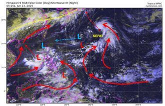 聖帕完全不影響台灣 颱風窩發展 等月底再關心