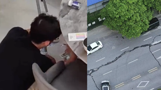 影》廣東4.3淺層地震驚傳「路裂」！ 1畫面讓網友揪心