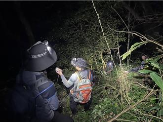 男子獨攀塚呂馬布山夜間迷途 三星警消合力救援