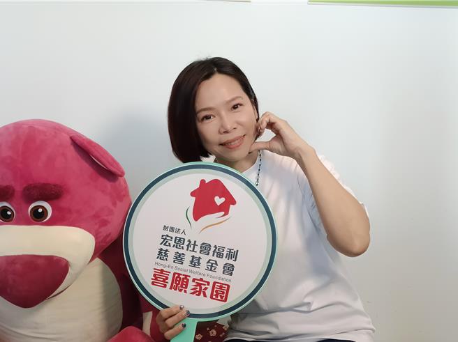 曾心梅担任彰化喜愿家园公益代言人。（愿有情提供）