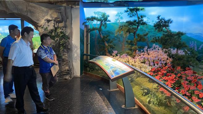 楊瓊瓔服務處今天前往會勘。（楊瓊瓔服務處提供／李京昇台中傳真）