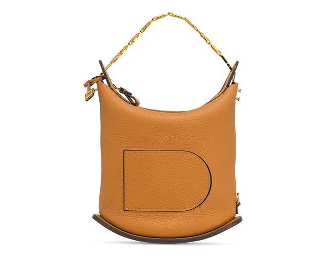 Delvaux Pin Twsit茶色，11万9500元。（Delvaux提供）