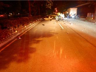 台中北屯重機、機車對撞　逆向騎士永遠登出