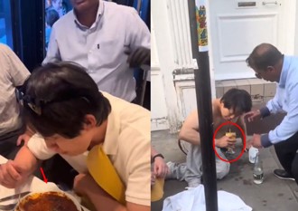 挑戰「極辣咖哩」一口就崩潰！ 男子悲慘畫面曝