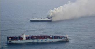 鋰電池惹禍？3000輛陸製汽車「海上起火」沉入北太平洋