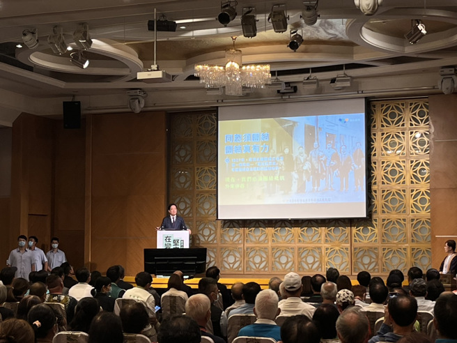 賴清德總統24日出席「團結國家十講」第二講活動，強調團結是台灣面對內外挑戰、捍衛國家主權與民主的最大力量。（資料照／姜霏攝）