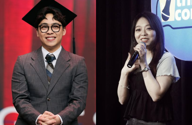 賀瓏（左）曾與龍龍交往過。（圖／IG@hellohorlung、chienyu1006）