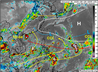 下個颱風「預測路徑有變化」專家：颱風窩逐漸成形