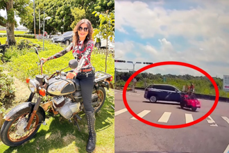 知名重機女隊長騎「赤兔馬」出征！遭違規車撞飛重傷   車友集氣