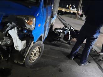 苗栗通霄橋南側路口碰撞事故　18歲無照騎士重傷送醫