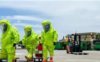 桃園機場複合式災害演練 聚焦毒化物、輻射及電動車事故應變