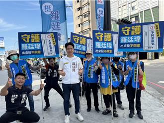 大罷免增溫  罷團密集掃街  羅廷瑋站路口宣講應戰