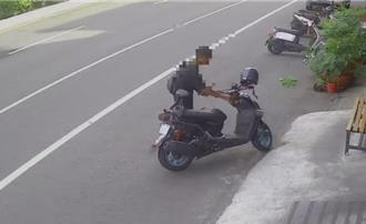 淡定賊戴車主安全帽騎走機車 隔天遊南投闖紅燈落網