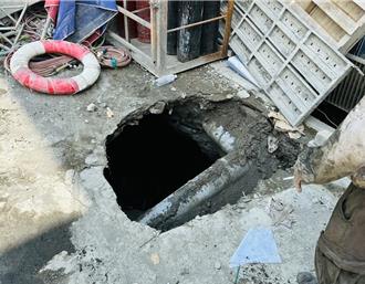 板橋環狀線工地疑大量滲水 恐引發路面塌陷 新北捷運局緊急搶修