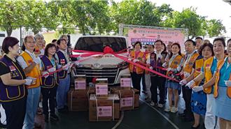 彰化芬園鄉獲贈防災車及機車 獅子會助力偏鄉救災、送餐