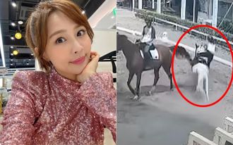 影》馬匹不受控暴衝！賴薇如遭拋飛重摔 驚險瞬間曝光