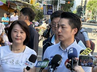 陪王鴻薇市場掃街  蔣萬安：反罷免一定要出來投票