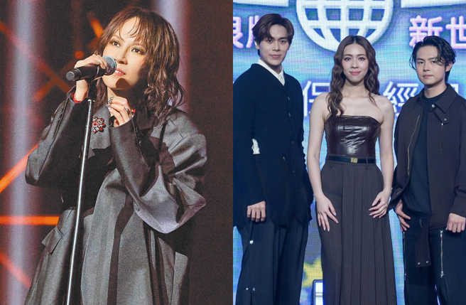 杨乃文与告五人首次公开合作。（图／亚神音乐提供、罗永铭摄）