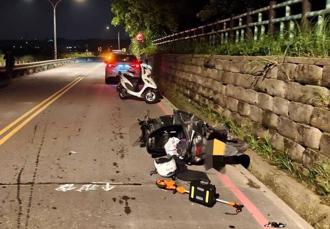 騎黃牌重機高速自撞 「越級駕駛」51歲男斷掌喪命